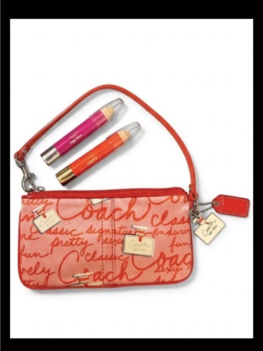 Coach Poppy Solid Fragrance Pencils Duo, 2010 Style: (#3198) Ltd. Ed. W/Wristlet
